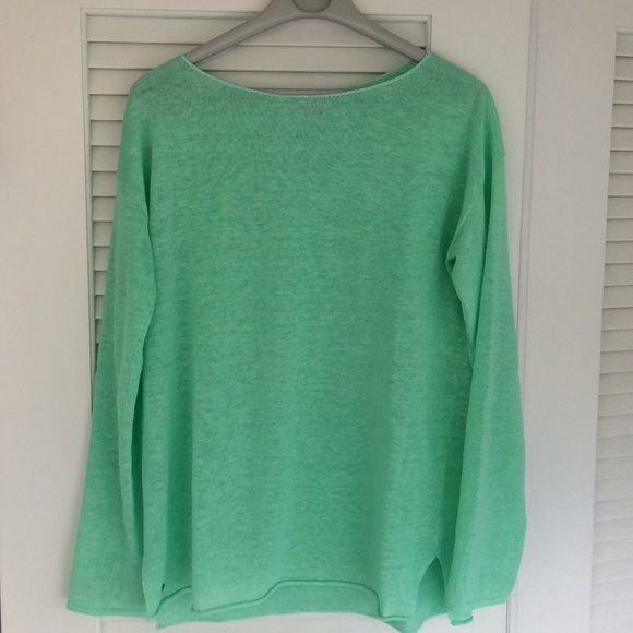 Lilly Pulitzer Tops - Lilly Pulitzer Mint Green Linen Tunic